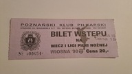 LECH POZNAŃ WIOSNA 1998 LEGIA STOMIL AMICA RUCH CHORZÓ GÓRNIK ZABRZE WIDZEW