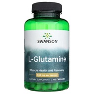 Swanson L-glutamín 500 mg Posilňovňa Tréning