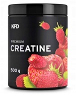 Kreatín monohydrát KFD Premium Creatine jahodovo-hladinový 500 g