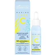 Bielenda Marine Care Serum Booster Na Noc Hlboko Hydratuje Energizuje 30ml