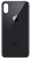 Klapka Plecki Tył iPhone X Black czarny Duże oczko