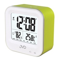 JVD SB9909.1 - 10x10cm - Elektronický budík - Biela/Zelená