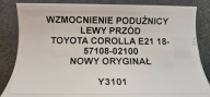 pillar PODLUZNICY left front TOYOTA COROLLA E21 18- new 57108-02100