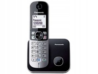 Telefon PANASONIC KX-TG6811PDB bezprzewodowy Czarno-srebrny