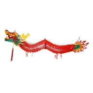 3D Čínsky Nový Rok Papierová girlanda s drakom Závesná 3D dekorácia 1