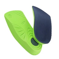 1 para wkładek do butów ortopedycznych z wysokim wsparciem łuku zielony niebieski M