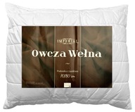 WEŁNIANA Poduszka 70x80 Imperial OWCZA WEŁNA z Zamkiem do Spania POLSKA AMW