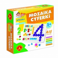 WPINANKA MOZAIKA CYFERKI ZABAWKA EDUKACYJNA