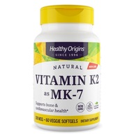 HEALTHY ORIGINS WITAMINA K2 MK-7 100MCG 60VSG TRANSPORT WAPNIA KOŚCI