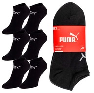 PUMA PONOŽKY PÄTKY 3 PÁRY ČIERNE 39-42