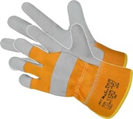 Pracovné rukavice kožený rbž veľ.10 - XL 12 párov