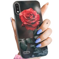 ETUI DO LG K22 WZORY RÓŻA Z RÓŻĄ ROSE OBUDOWA POKROWIEC CASE