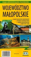 MAŁOPOLSKIE MAPA TURYSTYCZNA SAMOCHOD. LAMINOWANA