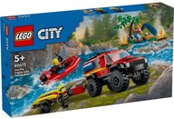 LEGO CITY Terenowy wóz strażacki z łodzią ratunkową 60412