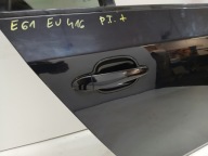 Tür rechts heck hinten BMW E61 CARBONSCHWARZ