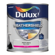 Dulux Weathershield smalt na drevo kov a PVC svetlo šedá RAL 7047 0,7l