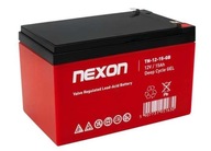 Akumulator żelowy Nexon TN-GEL-15 12V 15Ah - głębokiego rozładowania i prac