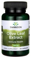 swanson liść oliwny ekstrakt 500 mg 60 kaps.