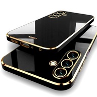 Etui GLAMOUR GOLD CASE elastyczne COVER do SAMSUNG GALAXY A25 5G + szkło 9H