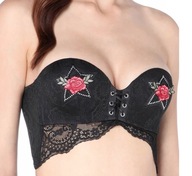 INTIMISSIMI Rodeo Lace GIOIA biustonosz SUPER PUSH-UP czarny koronka 75B