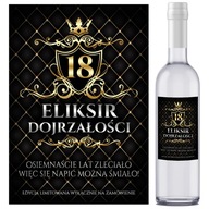 Etykiety Naklejki na wódkę alkohol 18 10szt ET56