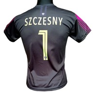 Koszulka bramkarska t-shirt Szczęsny Polska czarny wzrost 152 cm