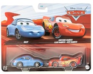 Cars Auta Zygzak Mcqueen + Sally Dwupak Oryginalny Mattel Samochodzik PIXAR