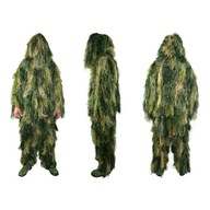 Maskovacie oblečenie v lese Ghillie Suit Woodland Mil-Tec M/L