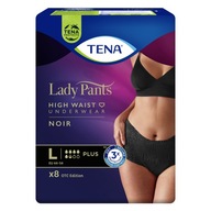 Majtki chłonne Tena Lady Pants Noir czarne L 8 szt