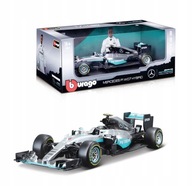 BOLID F1 Mercedes W07 HYBRID Rosberg 1:18 BBURAGO