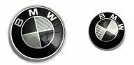 BMW E46 E90 Znaczek przedni tył czarny 82mm 72mm