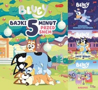 PAKIET 4 X BLUEY BAJKI 5 MINUT PRZED SNEM + TATO-ROBOT + BABUNIE + DOBRANOC