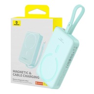 BASEUS MAGNETYCZNY POWERBANK 10000MAH ŁADOWANIE INDUKCYJNE 20W MAGSAFE