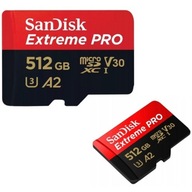 Karta microSD SanDisk Extreme Pro 512GB 200MB/s Nowy