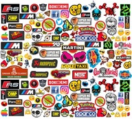 NOWY ZESTAW MEGAWLEP NAKLEJKI NA ROWER -98 szt!