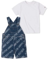 Tommy Hilfiger detské tričko a kraťasy s trakmi Shortall 6 - 9 m