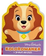 Kolorowanka z grubym obrysem Disney maluch