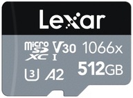 Lexar 512GB microSDXC High-Performance 1066x UHS-I C10 A2 V30 U4