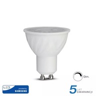 Żarówka LED V-TAC SAMSUNG CHIP 6.5W GU10 38st Ściemnialna VT-227 6400K 450l