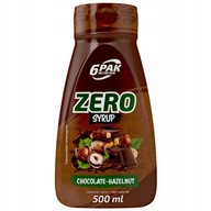 Sos do deserów 6PAK Nutrition syrup ZERO 500 ml czekoladowo - orzechowy