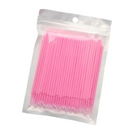 Jednorazové vatové tampóny Prenosné vatové tampóny s dvojitým zakončením na pery Ružové