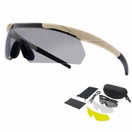 Vojenské okuliare pre outdoorové športy 3 šošovky