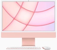 APPLE iMac 24 cale: M1 8/8, 8GB, 256GB - Różowy