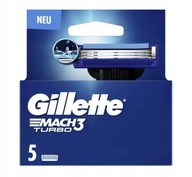 GILLETTE MACH 3 TURBO 5SZT ORYGINALNE NOWE