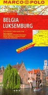 BELGIA BELGIUM LUKSEMBURG MAPA MARCO POLO 1:300000
