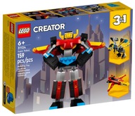 LEGO CREATOR 31124 Super ROBOT 3w1 Samolot Smok 6+