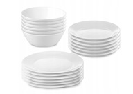 OFTAST ÉTKÉSZLET 6 SZEMÉLYES SZETT 18 DB-OS DESSZERTES TÁNYÉR