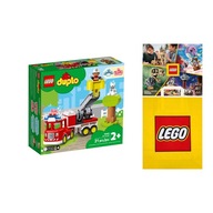 LEGO DUPLO - Hasičské auto (10969) +Taška +Katalóg LEGO 2024