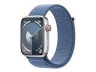 Inteligentné hodinky Apple Watch 9 GPS + Cellular 45mm strieborná