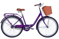 Mestský bicykel Dorozhnik LUX rám 17 palcov koleso 26 " fialová